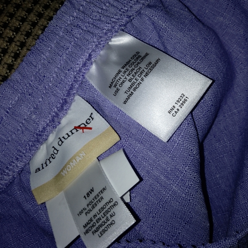 NWT/Women's lavender classic fir pants /size :18W - Picture 6 of 11
